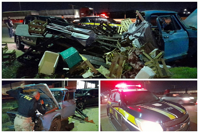 FUGIU: Motorista de Hilux sobe calçada e causa acidente na zona sul da capital - News Rondônia