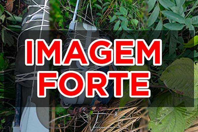 IMAGEM FORTE - Corpo é encontrado amarrado dentro de mala em Manaus - News Rondônia