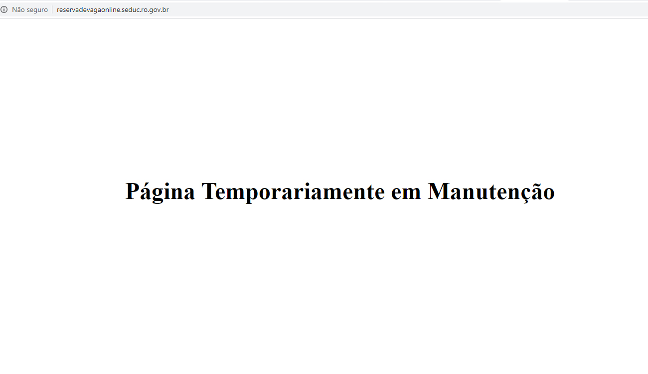 COMUNICADO DA SEDUC SOBRE SITE DE RESERVA DE VAGAS ON-LINE - News Rondônia