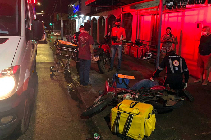 EMBRIAGADO - Condutor de veículo atropela violentamente motoboy - News Rondônia