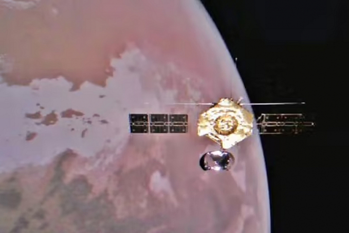 Satélite de missão chinesa tira selfies de Marte - News Rondônia