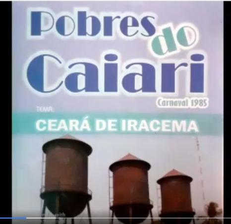 DE COMO SURGIU O ENREDO E O SAMBA CEARÁ DE IRACEMA - POR SILVIO M. SANTOS - News Rondônia
