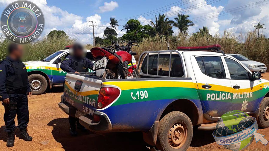APÓS ROUBO DE MOTO, MONITORADO POR TORNOZELEIRA SOFRE ACIDENTE E É PRESO - News Rondônia