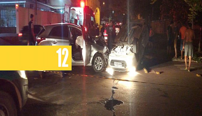 ATUALIZADA - TRÊS PESSOAS SÃO SOCORRIDAS APÓS ACIDENTE COM CAPOTAMENTO NA SETE DE SETEMBRO - News Rondônia
