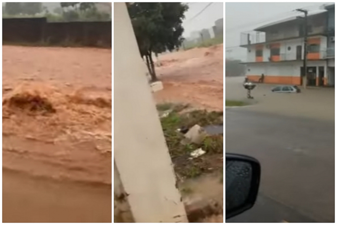 Chuva forte causa transtorno em Cacoal - News Rondônia