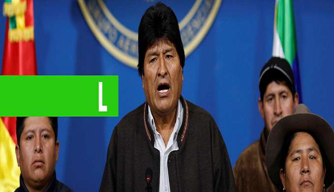 EVO MORALES RENUNCIA À PRESIDÊNCIA DA BOLÍVIA - News Rondônia