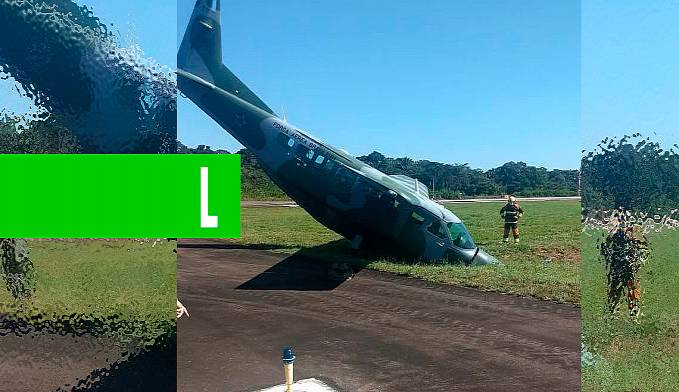 AVIÃO DA FAB TEM PROBLEMA NO FREIO AO TENTAR POUSAR E SAI DA PISTA NO AEROPORTO DE PORTO VELHO - News Rondônia