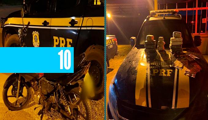 Na trilha do pó: PRF prende casal motociclista transportando mais de 10 kg de cocaína - News Rondônia
