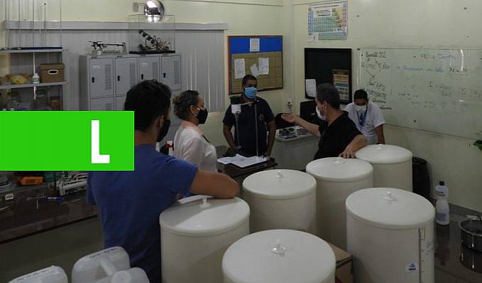 COVID-19 - Técnicos da Agevisa fazem inspeção sanitária em laboratório de produção de álcool em gel em Instituto de Ji-Paraná - News Rondônia