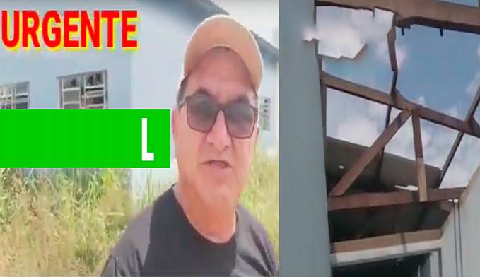 ABSURDO: BANDIDOS ROUBAM TELHADO DA UBS LAGOINHA (VEJA VÍDEO) - News Rondônia