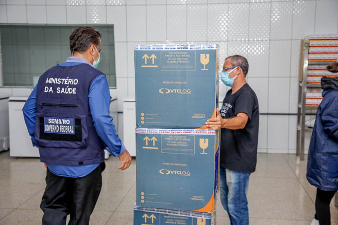 Rondônia recebe mais uma remessa com 61.450 doses de vacinas contra a covid-19 do Ministério da Saúde - News Rondônia