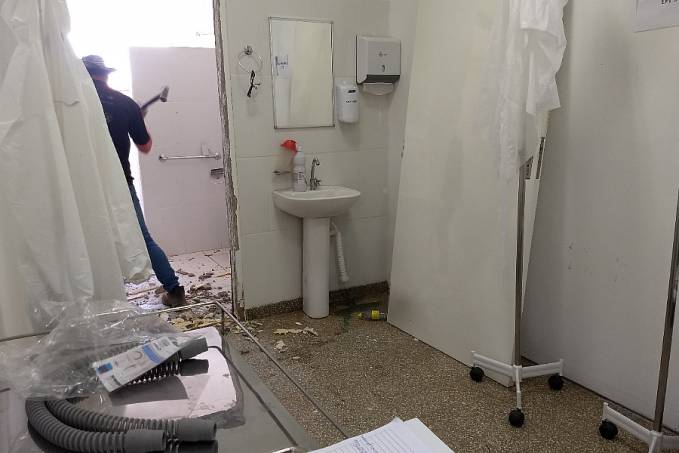 Cremero vistoria Hospital de Campanha de Cacoal - News Rondônia