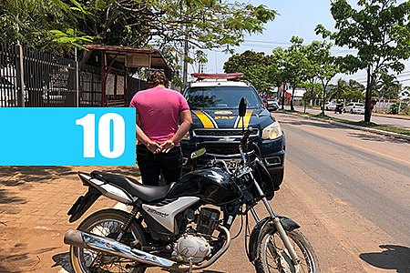 JOVEM INABILITADO É FLAGRADO PELA PRF CONDUZINDO MOTO ROUBADA E ADULTERADA - News Rondônia