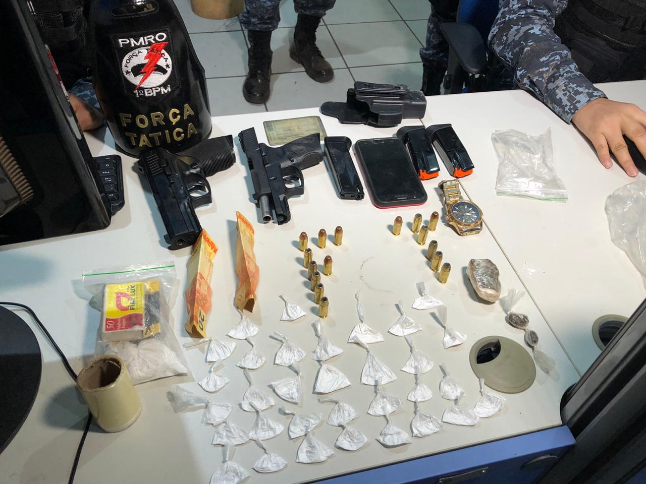 LEX FORTIS: Polícia faz operação e prende suspeitos com armas e drogas na zona rural de Porto Velho - News Rondônia