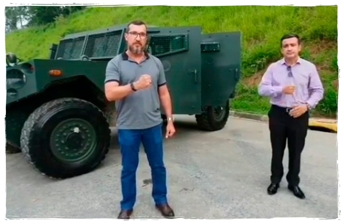 EXCLUSIVO - Coronel Marcos Rocha compra o primeiro blindado para o BOPE - Por Anderson Nascimento - News Rondônia