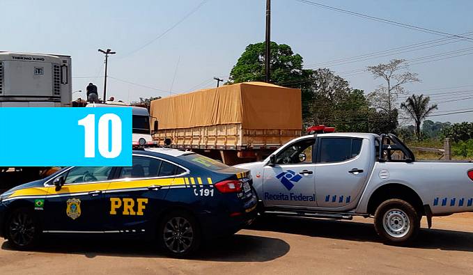 Contrabando: Em Porto Velho/RO, PRF encontra defensivos agrícolas escondidos em carregamento de milho - News Rondônia