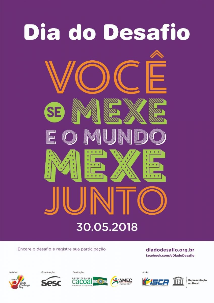 CACOAL PROMOVE O DIA DO DESAFIO NESTA QUARTA - News Rondônia