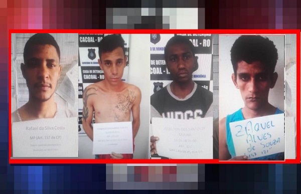 PERIGOSOS - QUATRO DETENTOS CONTINUAM FORAGIDOS DO MINIPRESÍDIO DE CACOAL - News Rondônia