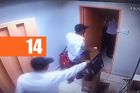 VÍDEO: LADRÕES INVADEM MARTINELLO, RENDEM GERENTE E LEVAM 40 CELULARES - News Rondônia