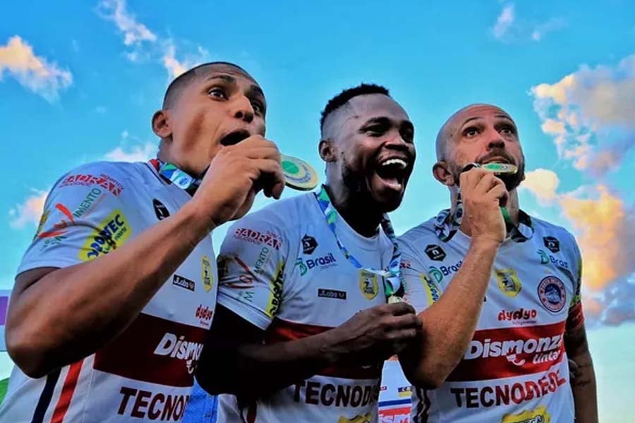 Jogadores do PVH comemoram conquista do bicampeonato rondoniense: "Na hora que tinha que ganhar mesmo, deu Porto Velho" - News Rondônia