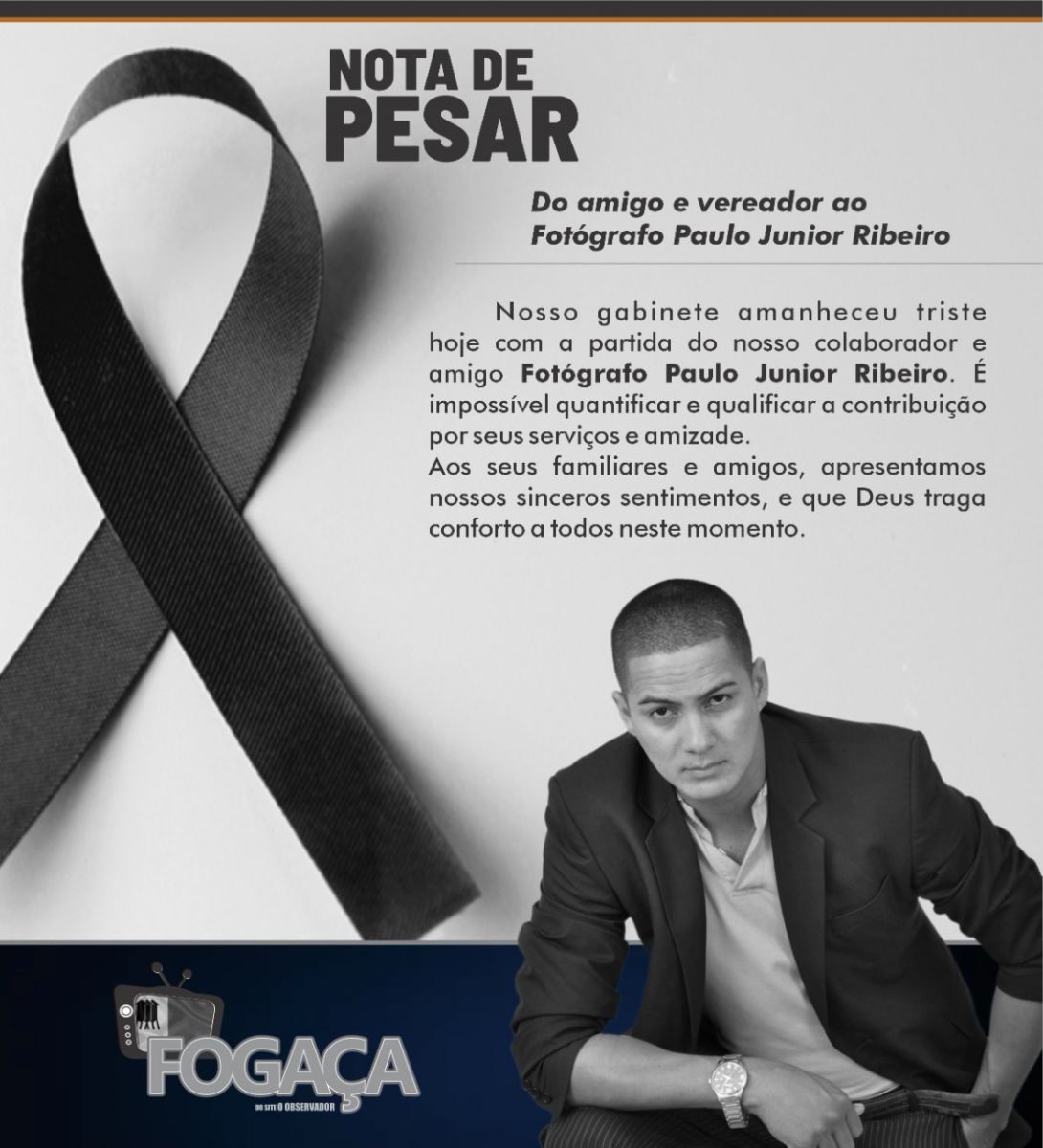Nota de Pesar - Paulo Júnior Ribeiro - News Rondônia