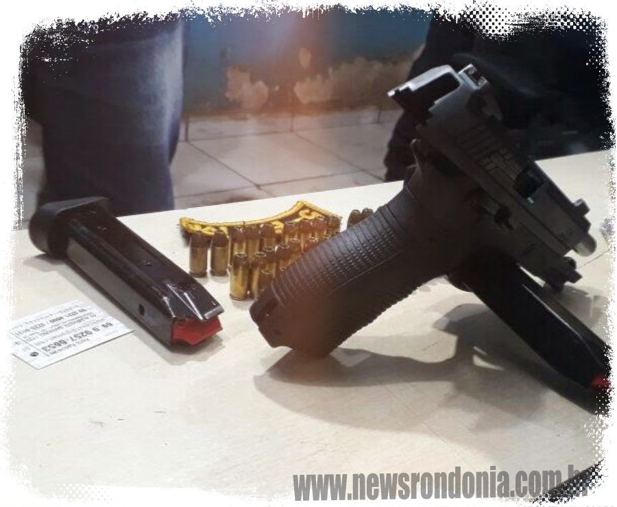Polícia evita execução e prende jovem com pistola que iria matar desafeto em festa na BR-364 - News Rondônia