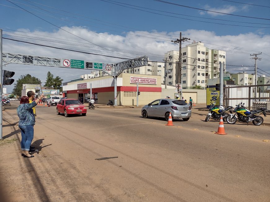 TRÂNSITO - Detran realiza ação educativa na zona Sul de Porto Velho em alusão ao Movimento Maio Amarelo - News Rondônia