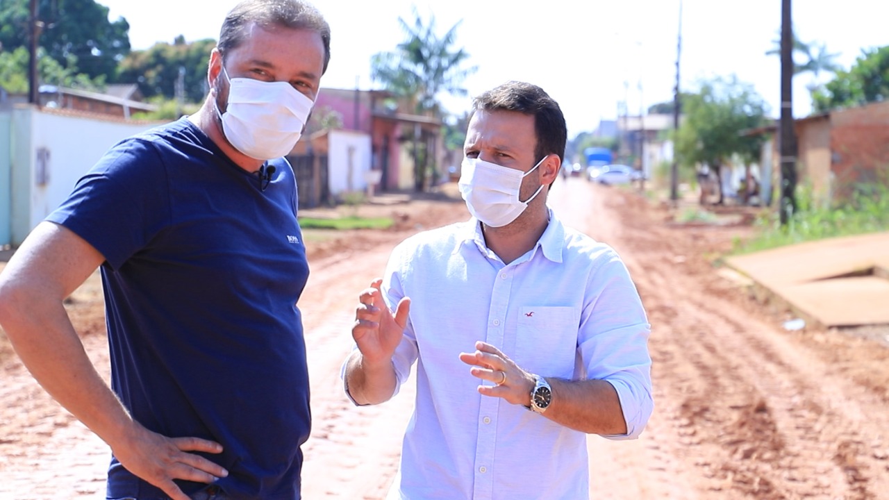 Obras nos bairros Lagoinha e Nossa Senhora das Graças são vistoriadas - News Rondônia