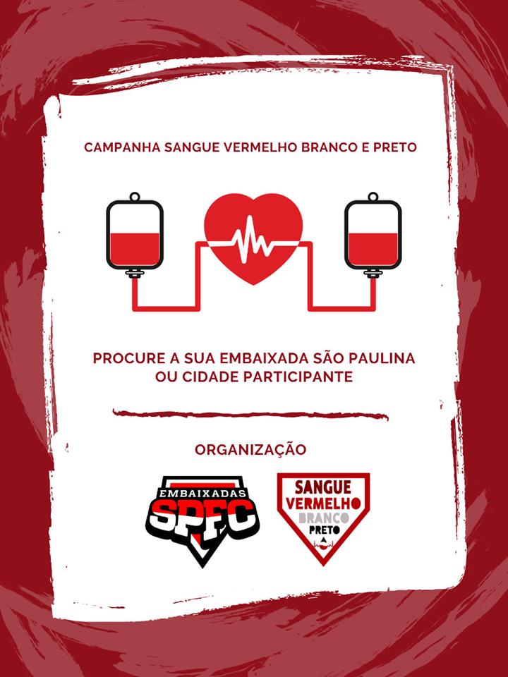 CAMPANHA SANGUE VERMELHO, BRANCO E PRETO CONVOCAM SÃO PAULINOS PARA DOAREM SANGUE NESTE SÁBADO - News Rondônia