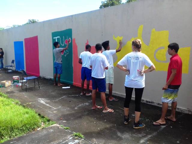 CURSO DE GRAFITISMO ELEVA AUTOESTIMA DE ADOLESCENTES DA FUNDAÇÃO ESTADUAL DE ATENDIMENTO SOCIOEDUCATIVO EM JI-PARANÁ - News Rondônia