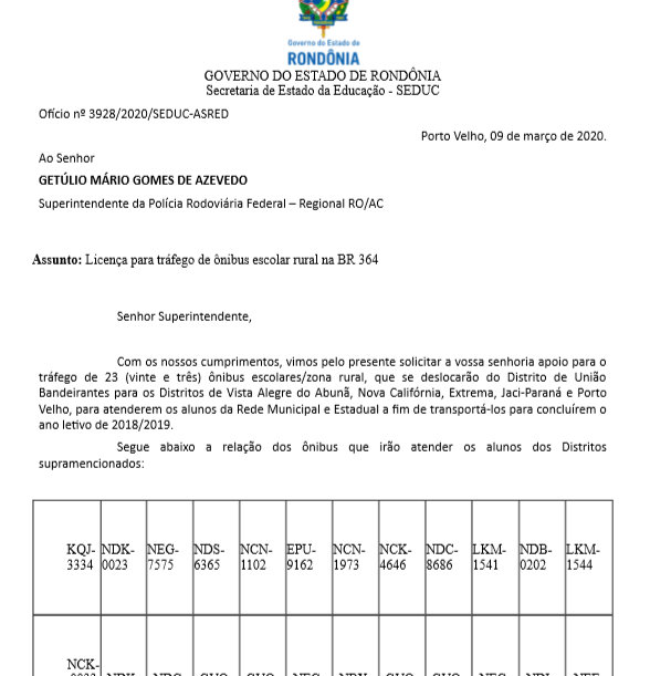 AULAS EM ALGUMAS ESCOLAS DO SETOR RURAL COMEÇAM NESTA SEGUNDA FEIRA AINDA COM AS SUCATAS DA EMPRESA FREITAS - News Rondônia