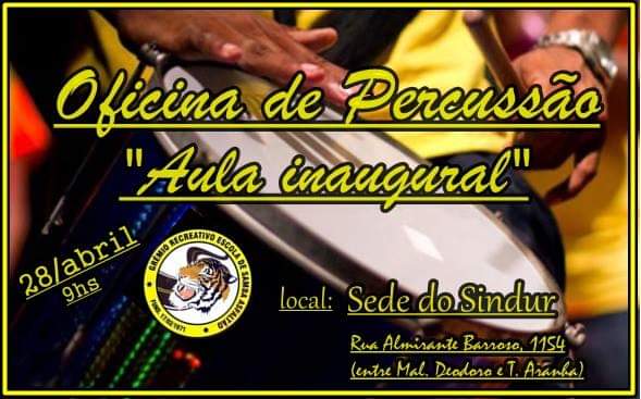 ASFALTÃO RETOMA OFICINAS DE PERCUSSÃO - News Rondônia