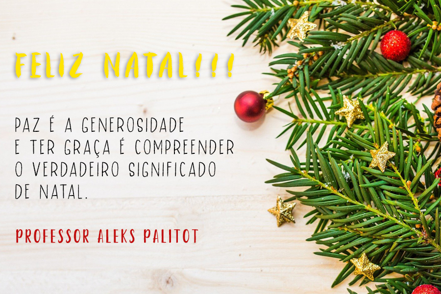 Feliz Natal: Professor Aleks Palitot - News Rondônia