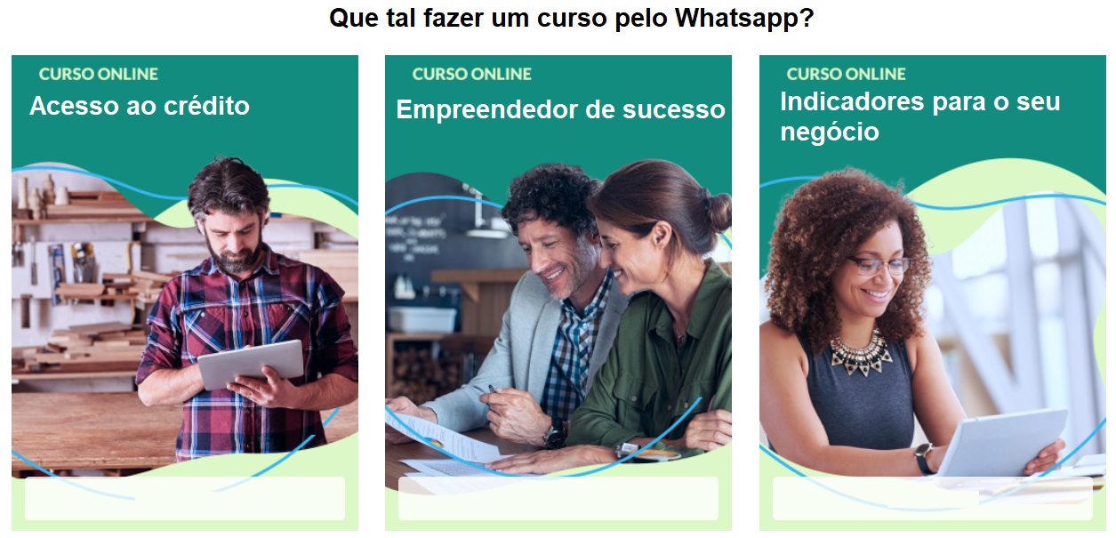 Formação: Sebrae lança 15 opções de cursos online gratuitos pelo WhatsApp - News Rondônia