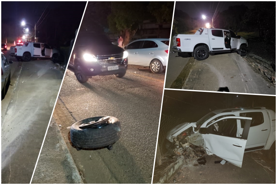 Família é socorrida ao João Paulo II após acidente com caminhonete em Porto Velho - News Rondônia