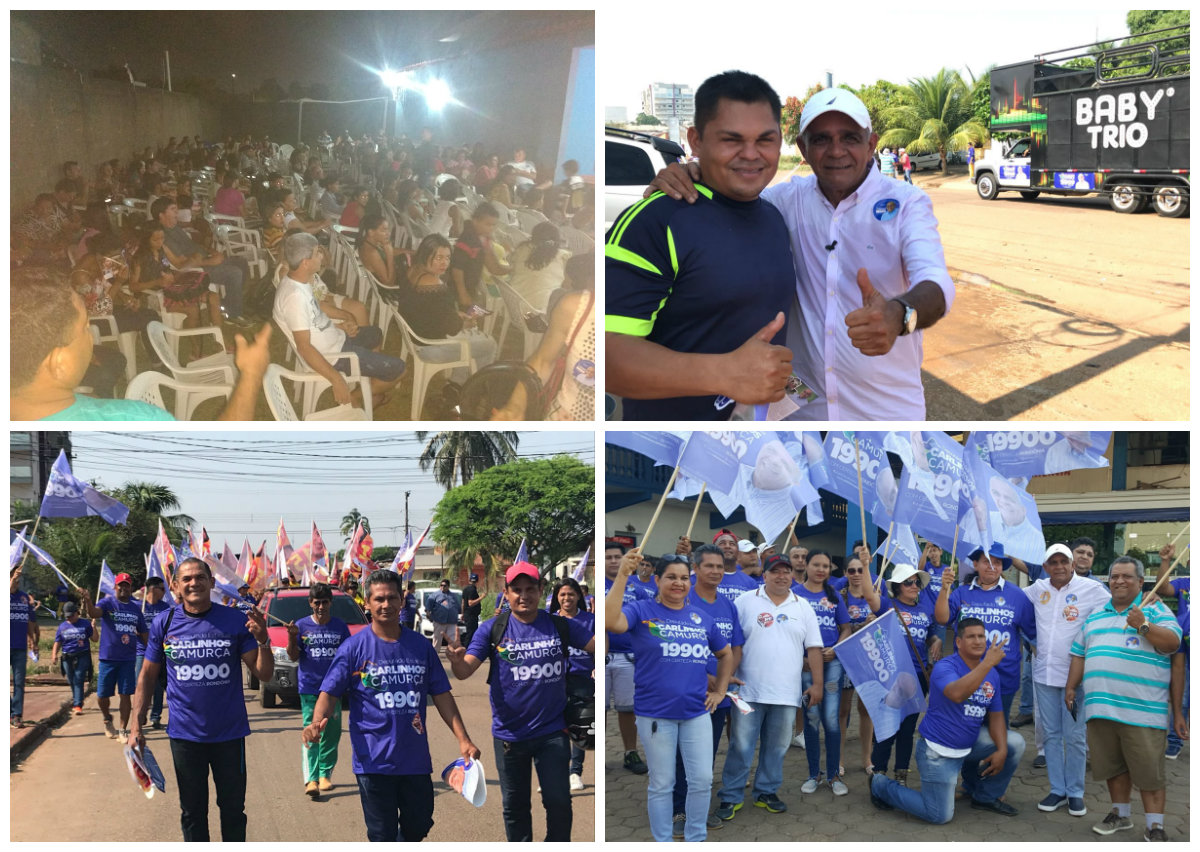 CARLINHOS CAMURÇA, CANDIDATO A DEPUTADO ESTADUAL INTENSIFICA CAMPANHA EM PORTO VELHO - News Rondônia
