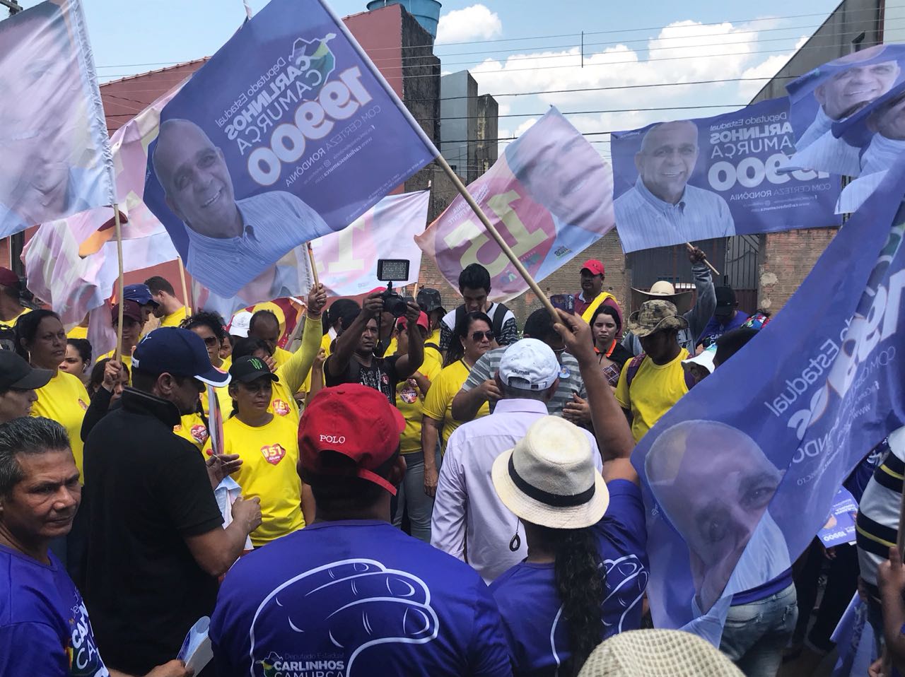 CARLINHOS CAMURÇA, CANDIDATO A DEPUTADO ESTADUAL INTENSIFICA CAMPANHA EM PORTO VELHO - News Rondônia