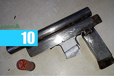 SUSPEITOS ACUSADOS DE ROUBO SÃO PRESOS COM ARMA ARTESANAL - News Rondônia