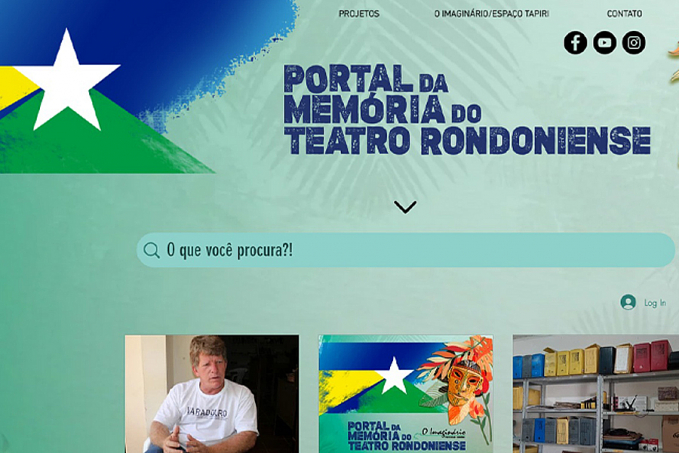 Lenha na fogueira: Portal da Memória do Teatro Rondoniense - News Rondônia