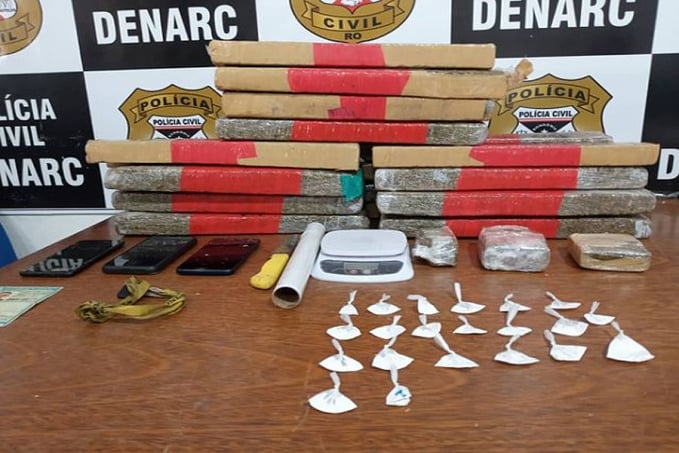 Polícia Civil prende suspeito com 25 quilos de maconha em Porto Velho-RO - News Rondônia
