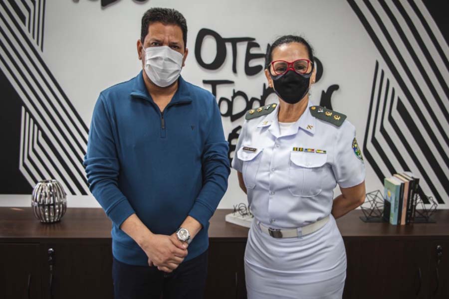 Deputado Jair Montes recebe tenente-coronel para discutir melhorias no núcleo de assistência em saúde da polícia militar em Guajará-mirim - News Rondônia