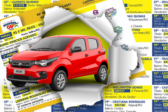 Foi para Porto Velho o Fiat Mobi sorteado no Rondôncap de domingo, dia 28 - News Rondônia