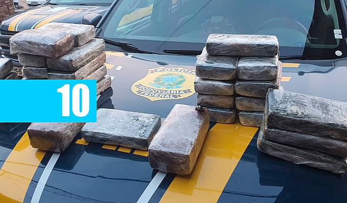 PRF intercepta carregamento de 32 tijolos de cocaína e 3 tijolos de skank - News Rondônia