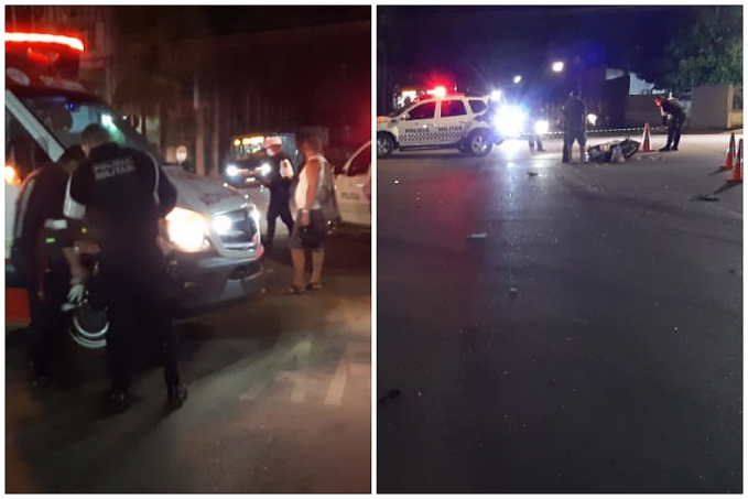 NO CENTRO: Motociclista fica em estado grave em acidente na 7 de Setembro - News Rondônia