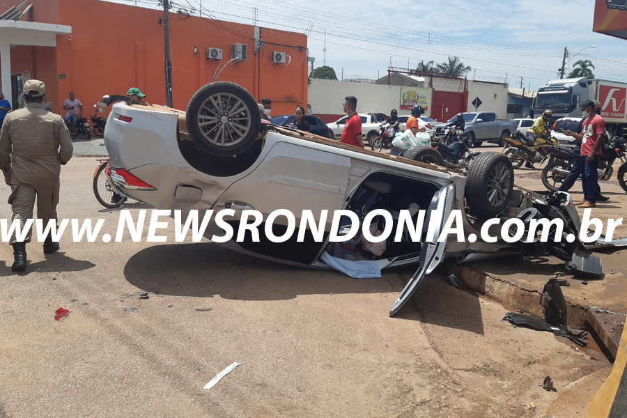 URGENTE: Acidente com capotamento deixa vítima lesionada em Porto Velho - News Rondônia