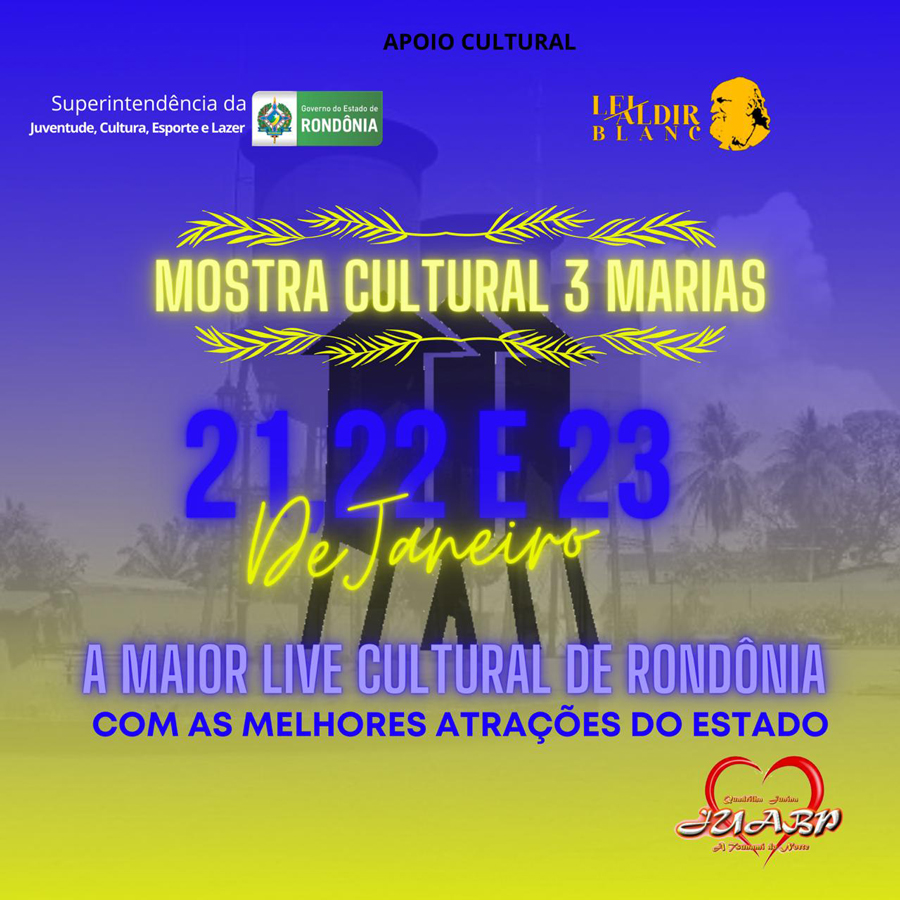 Lenha na fogueira: Mostra Cultural Três Marias - News Rondônia