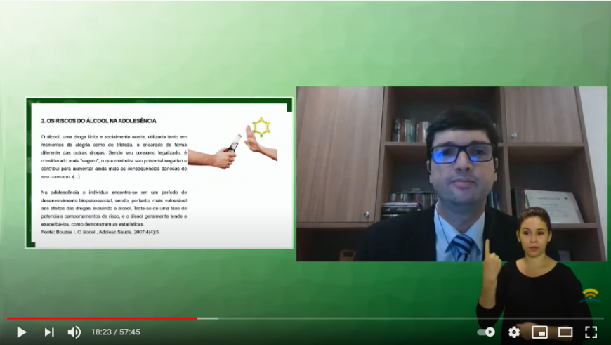 Palestra sobre efeitos e riscos das drogas entre jovens alcança duas mil visualizações em live da Seduc - News Rondônia