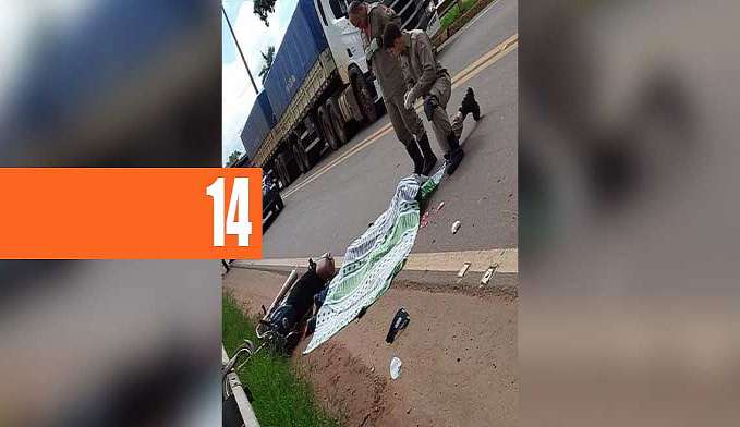 TRAGÉDIA: MOTOCICLISTA MORRE ESMAGADO POR CARRETA NA BR 364 - News Rondônia