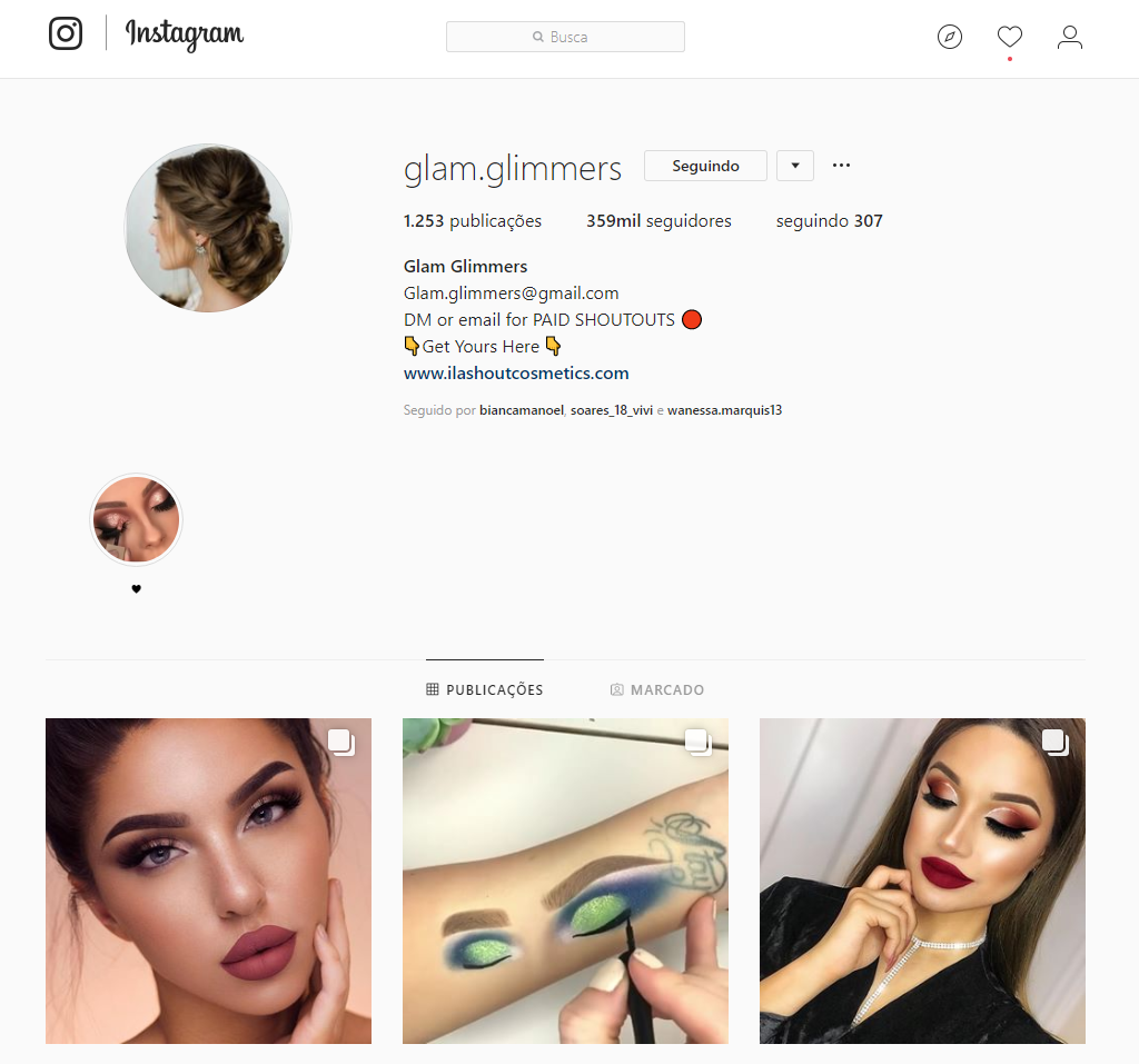 TOP FIVE: CINCO PERFIS ESTRANGEIROS NO INSTAGRAM PARA VOCÊ QUE AMA MAQUIAGEM SE INSPIRAR! - News Rondônia