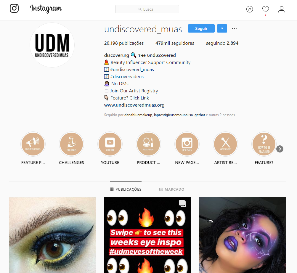 TOP FIVE: CINCO PERFIS ESTRANGEIROS NO INSTAGRAM PARA VOCÊ QUE AMA MAQUIAGEM SE INSPIRAR! - News Rondônia